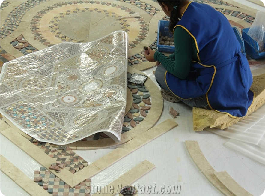 مشاغل إنتاج الفسيفساء الحجرية